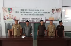 Kerukunan Beragama Dalam Perspektif Wawasan Kebangsaan Menguat di Balai Desa Carangwulung Wonosalam