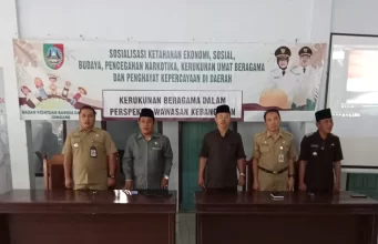 Kerukunan Beragama Dalam Perspektif Wawasan Kebangsaan Menguat di Balai Desa Carangwulung Wonosalam