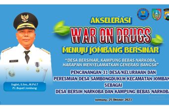 Jombang Targetkan Semua Desa Bersih Narkoba (Bersinar), 31 Desa Jadi Langkah Awal
