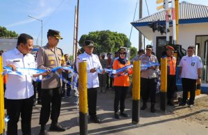 Peresmian Pos Jaga dan Palang Pintu Perlintasan Kereta Api, Kapolres Jombang : Upaya untuk Keselamatan Warga Jombang