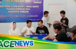 Demokrat Jombang senam kebugaran dengan Emil Listianto dardak