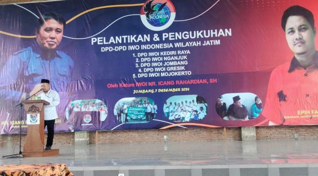 Hadi Ketua Pelaksana pelantikan dan Pengukuhan IWOI
