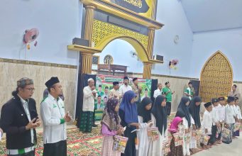 Majlis Dzikir dan Sholawat Rijalul Ansor PAC GP Ansor Jogoroto Gelar Doa Akhir Tahun di Masjid Ar Ridloh