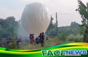 Polisi Amankan 6 Balon Udara di Jogoroto Jombang Saat Akan Diterbangkan